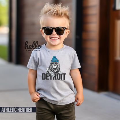 Cute Detroit Onesie, Football Toddler Lion Shirt, Kid Game Day T-Shirt, Funny Detroit Tee, Infant Lion Bodysuit, Football Baby Lion Apparel