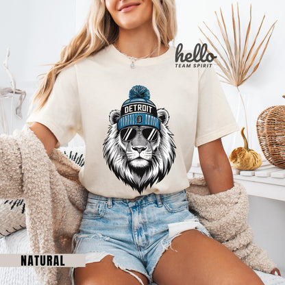 Cute Detroit Onesie, Football Toddler Lion Shirt, Kid Game Day T-Shirt, Funny Detroit Tee, Infant Lion Bodysuit, Football Baby Lion Apparel