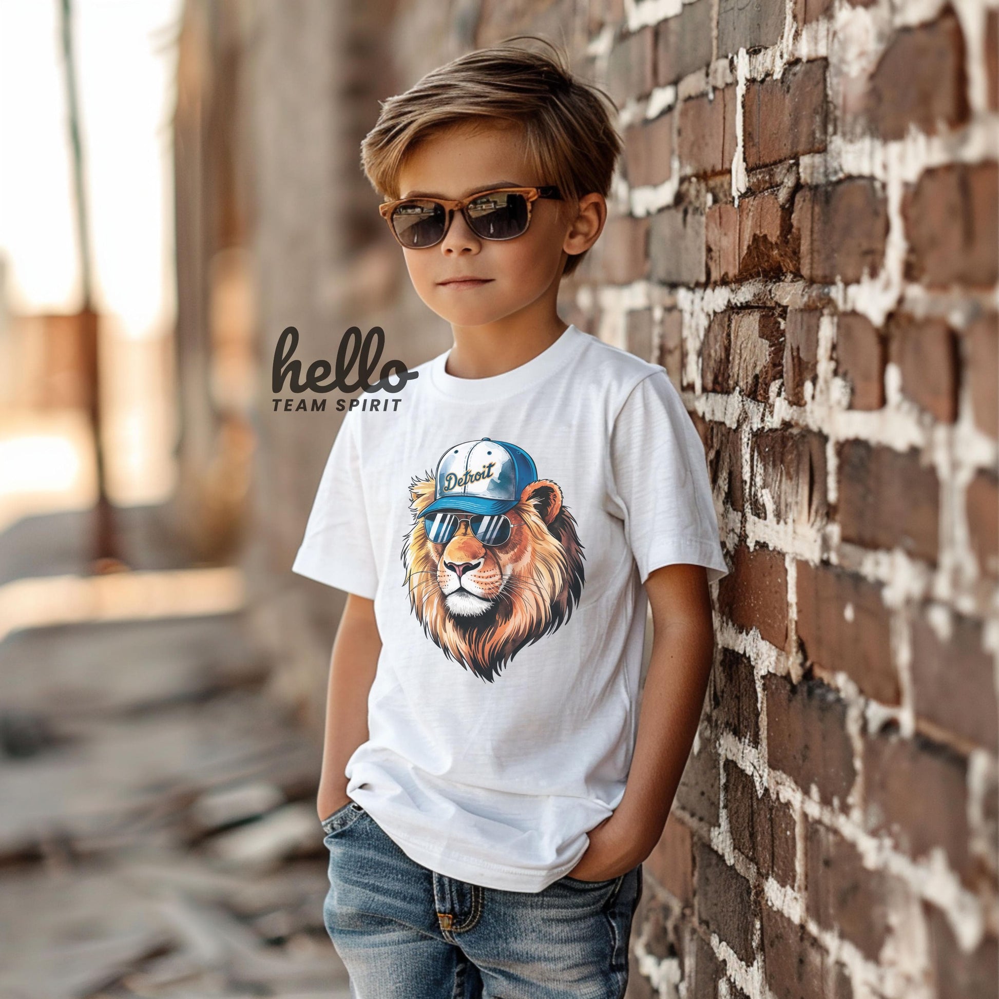 Cute Detroit Onesie, Football Toddler Lion Shirt, Kid Game Day T-Shirt, Funny Detroit Tee, Infant Lion Bodysuit, Football Baby Lion Apparel