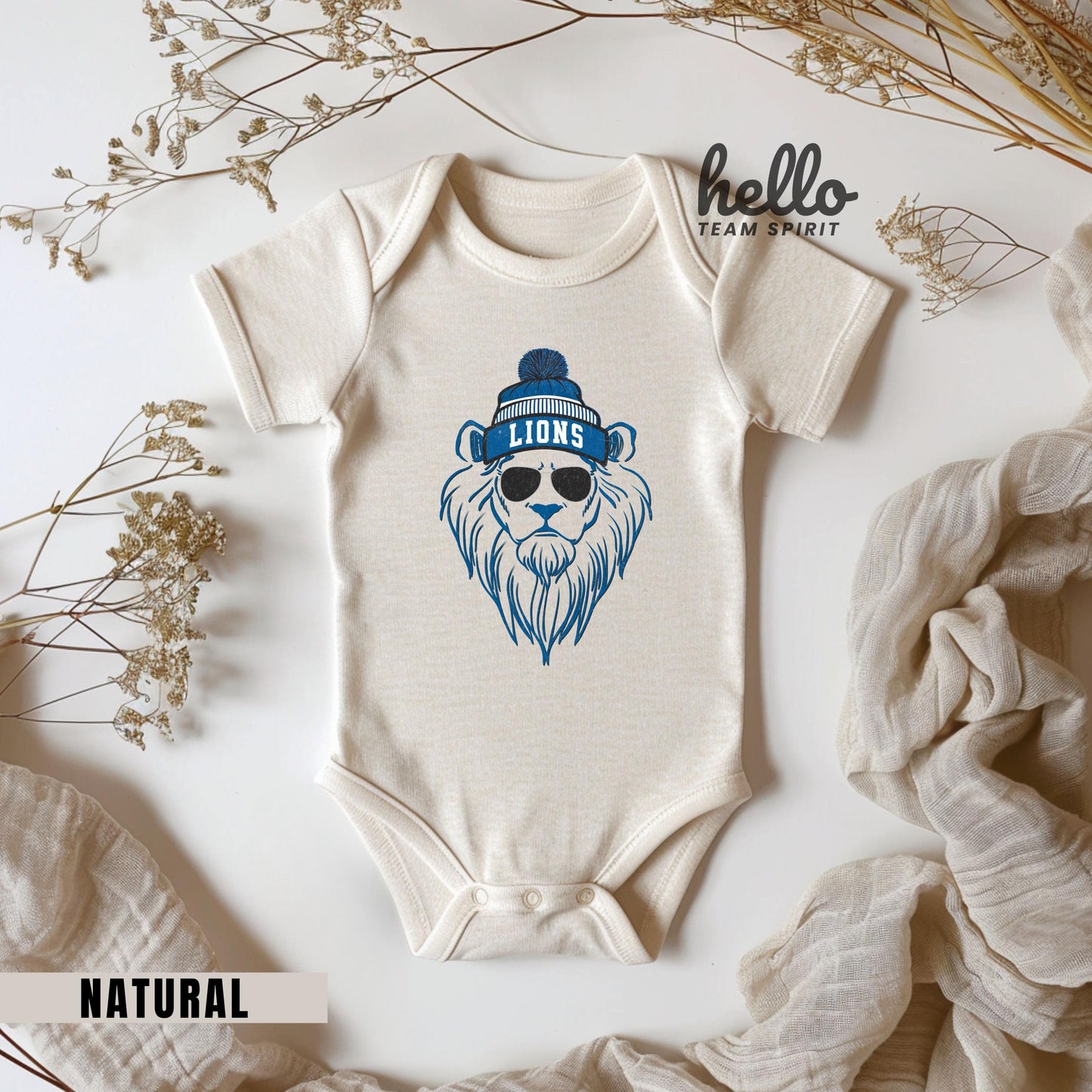 Cute Detroit Onesie, Football Toddler Lion Shirt, Kid Game Day T-Shirt, Funny Detroit Tee, Infant Lion Bodysuit, Football Baby Lion Apparel