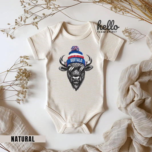 Cute Buffalo Onesie, Football Toddler T-Shirt, Kid Game Day Shirt, Funny Buffalo Tee, Infant Bill Bodysuit, Football Baby Buffalo Apparel