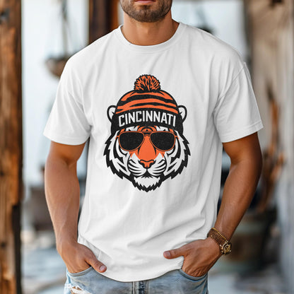 Cincinnati Football Baby Onesie, Bengal Mascot Toddler, Kids Game Day T-Shirt