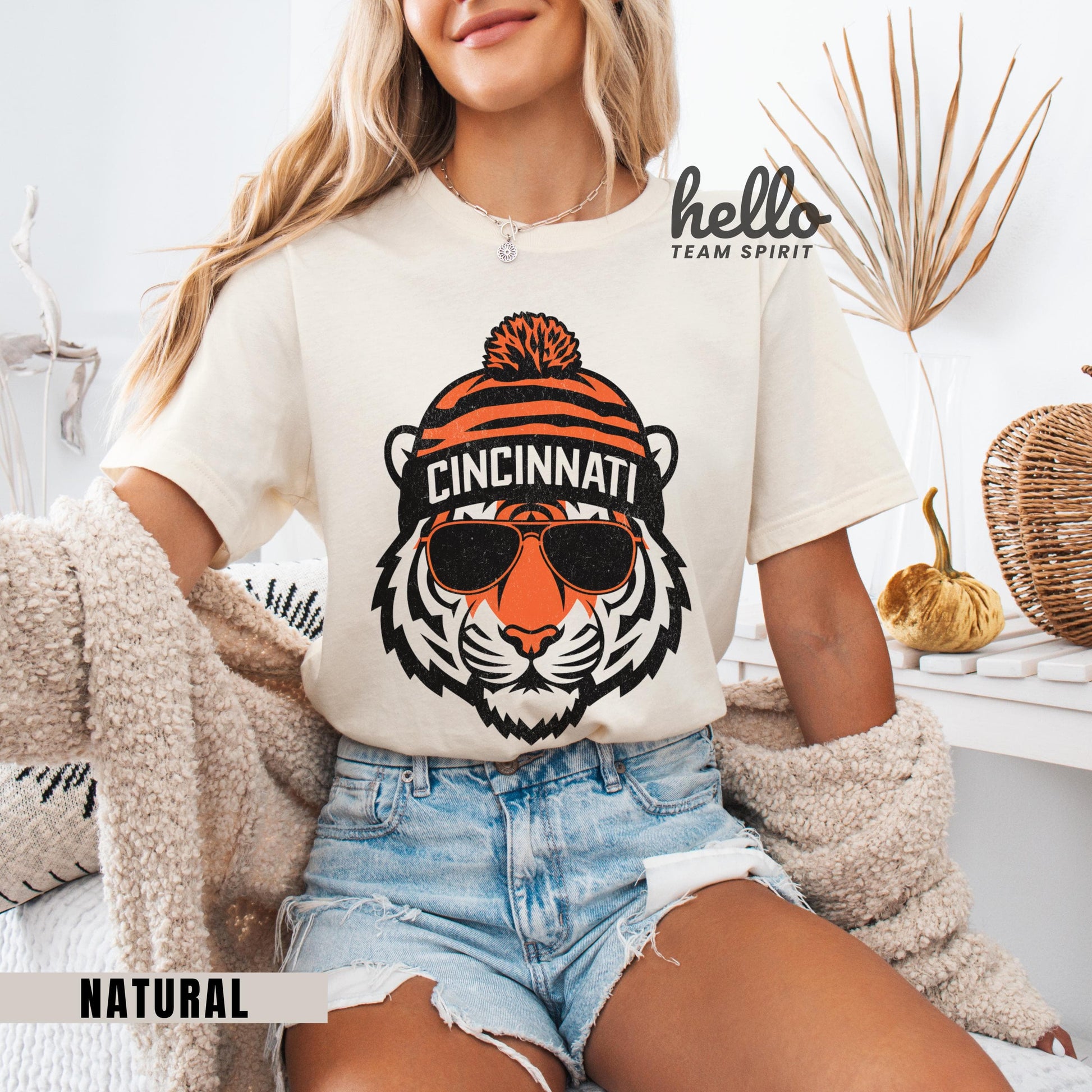 Cincinnati Football Baby Onesie, Bengal Mascot Toddler, Kids Game Day T-Shirt