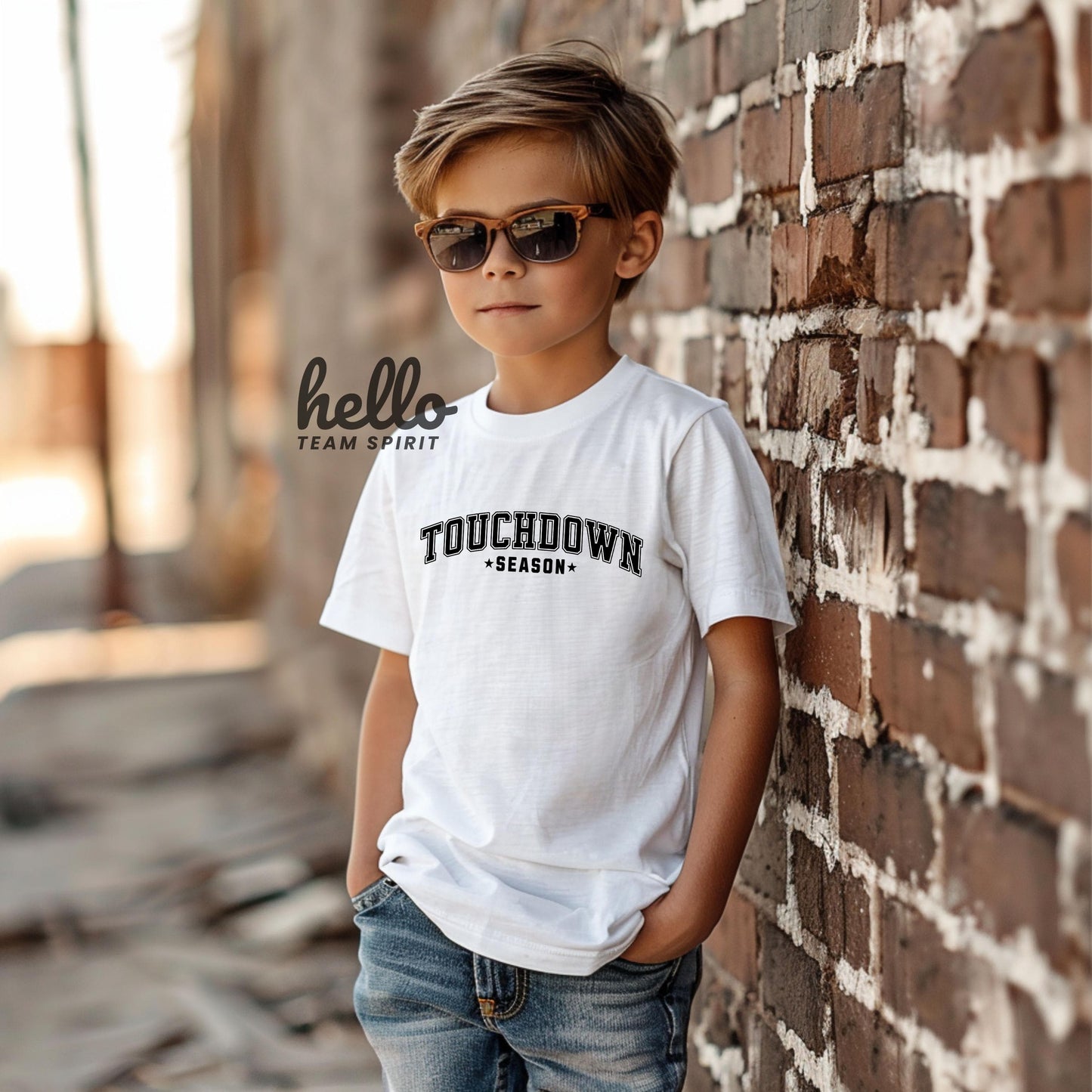 Touchdown Baby Onesie® - Youth Touchdown Season Shirt, Vintage Football Bodysuit, Toddler Touchdown Football Shirt, Adult Tshirt