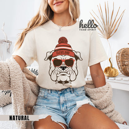 Cleveland Football Baby Bodysuit | Baby Cleveland | Baby CLE | Baby Brown and Orange | Unique Ohio Gift | Baby Shower | Birth Announcement