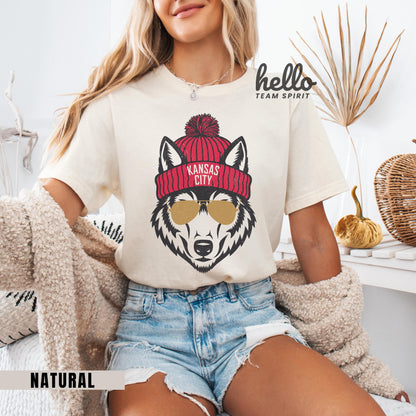 Kansas City Football Onesie, Toddler And Youth Shirts, Baby Sports Gear, Kid Game Day T-Shirt, Girly Kansas City Top, Vintage Chief Tees