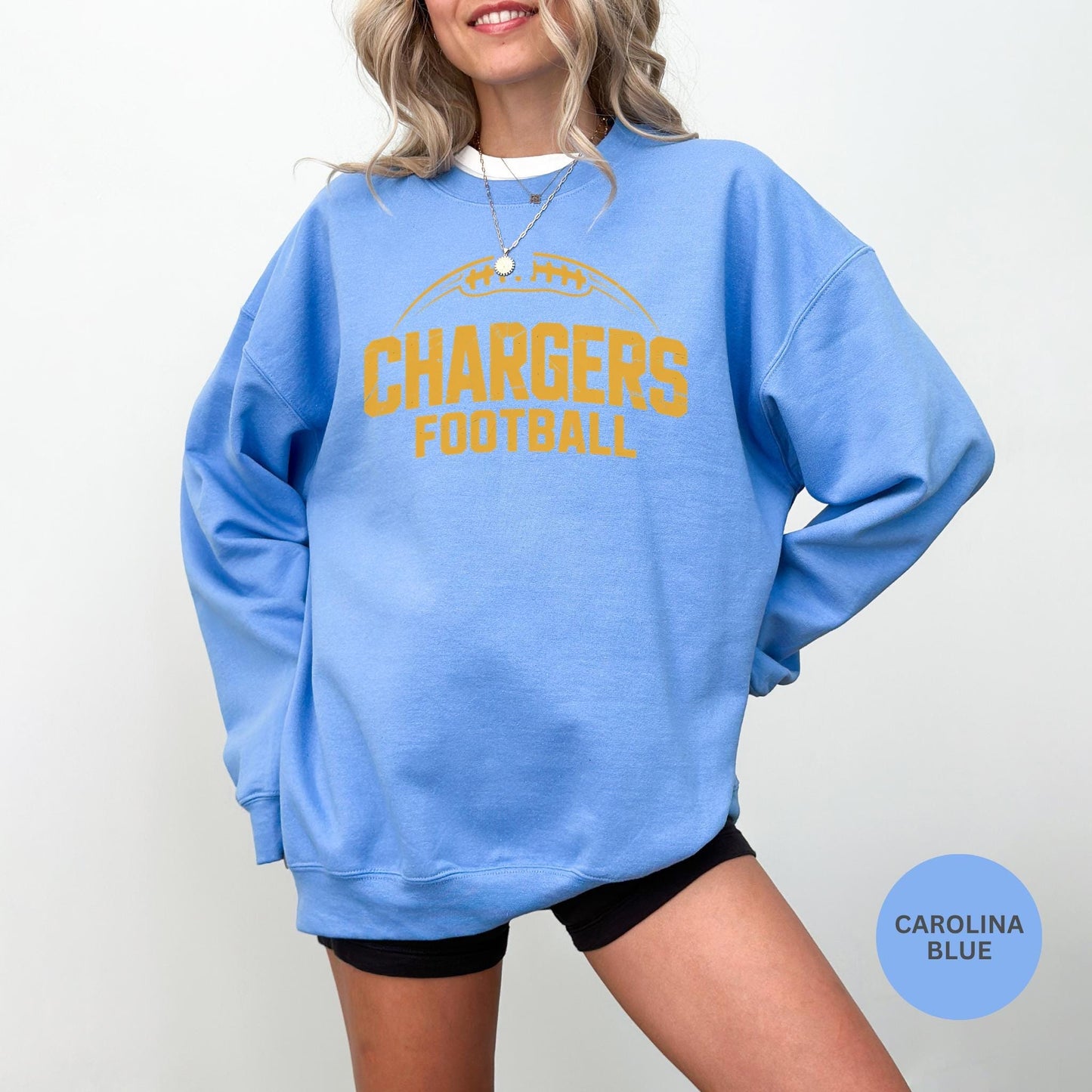 Chargers Football Vintage Sweatshirt, Retro, Trendy, Unisex Football Shirt, Game Day, Sports Fan Gift, LA, CA