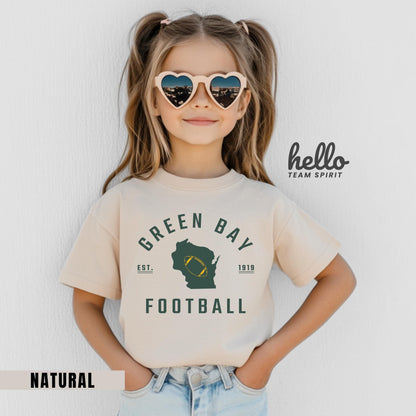 Green Bay Football Onesie, Toddler, Youth, Adult Shirts, Football Team, Kids Game Day T-Shirt