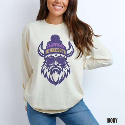 Minnesota Football Long Sleeve Shirt, Trendy Minnesota Football Fan Comfort Colors Shirt, Minnesota Game Day Shirt, Trendy MN Sweatshirt