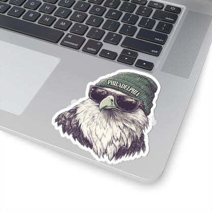 Philly Football Eagle Vinyl Sticker: Weatherproof Philadelphia Fan Decal
