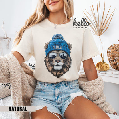 Cute Detroit Onesie, Football Toddler Lion Shirt, Kid Game Day T-Shirt, Funny Detroit Tee, Infant Lion Bodysuit, Football Baby Lion Apparel