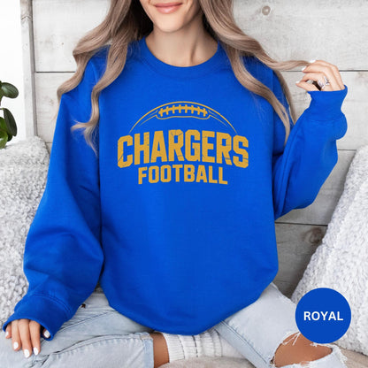 Chargers Football Vintage Sweatshirt, Retro, Trendy, Unisex Football Shirt, Game Day, Sports Fan Gift, LA, CA