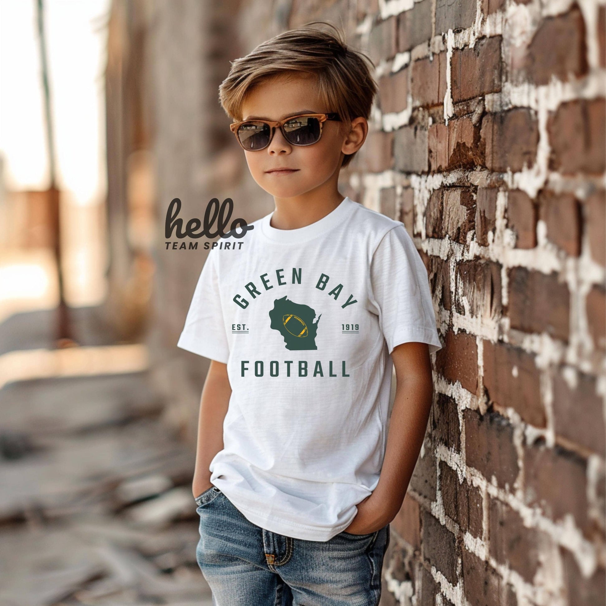 Green Bay Football Onesie, Toddler, Youth, Adult Shirts, Football Team, Kids Game Day T-Shirt