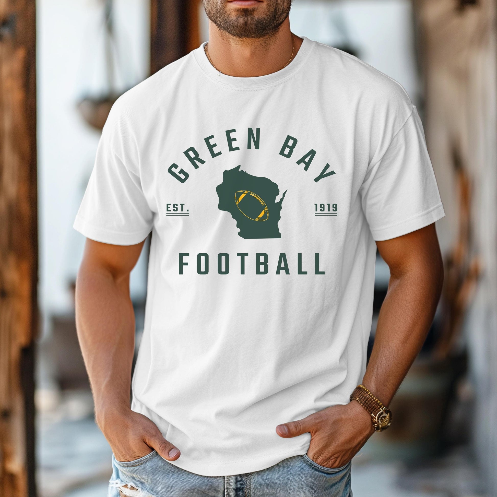 Green Bay Football Onesie, Toddler, Youth, Adult Shirts, Football Team, Kids Game Day T-Shirt