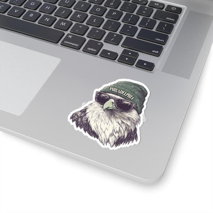 Philly Football Eagle Vinyl Sticker: Weatherproof Philadelphia Fan Decal