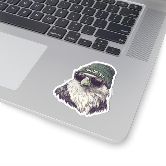 Philly Football Eagle Vinyl Sticker: Weatherproof Philadelphia Fan Decal