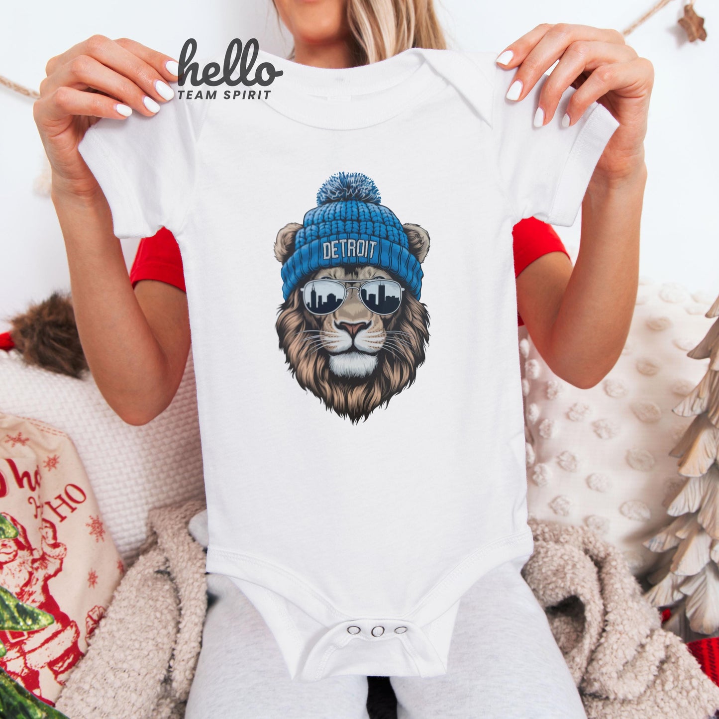 Cute Detroit Onesie, Football Toddler Lion Shirt, Kid Game Day T-Shirt, Funny Detroit Tee, Infant Lion Bodysuit, Football Baby Lion Apparel