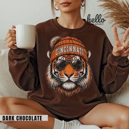 front-GILDAN-Dark Chocolate