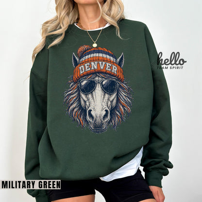 front-GILDAN-Military Green
