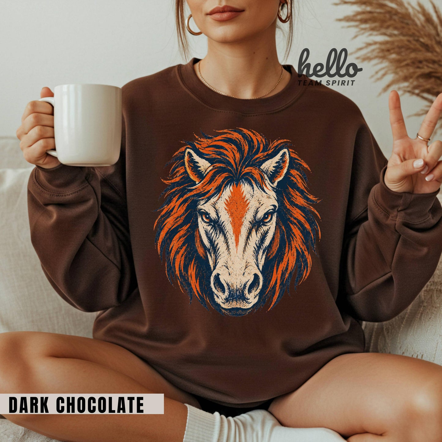 front-GILDAN-Dark Chocolate