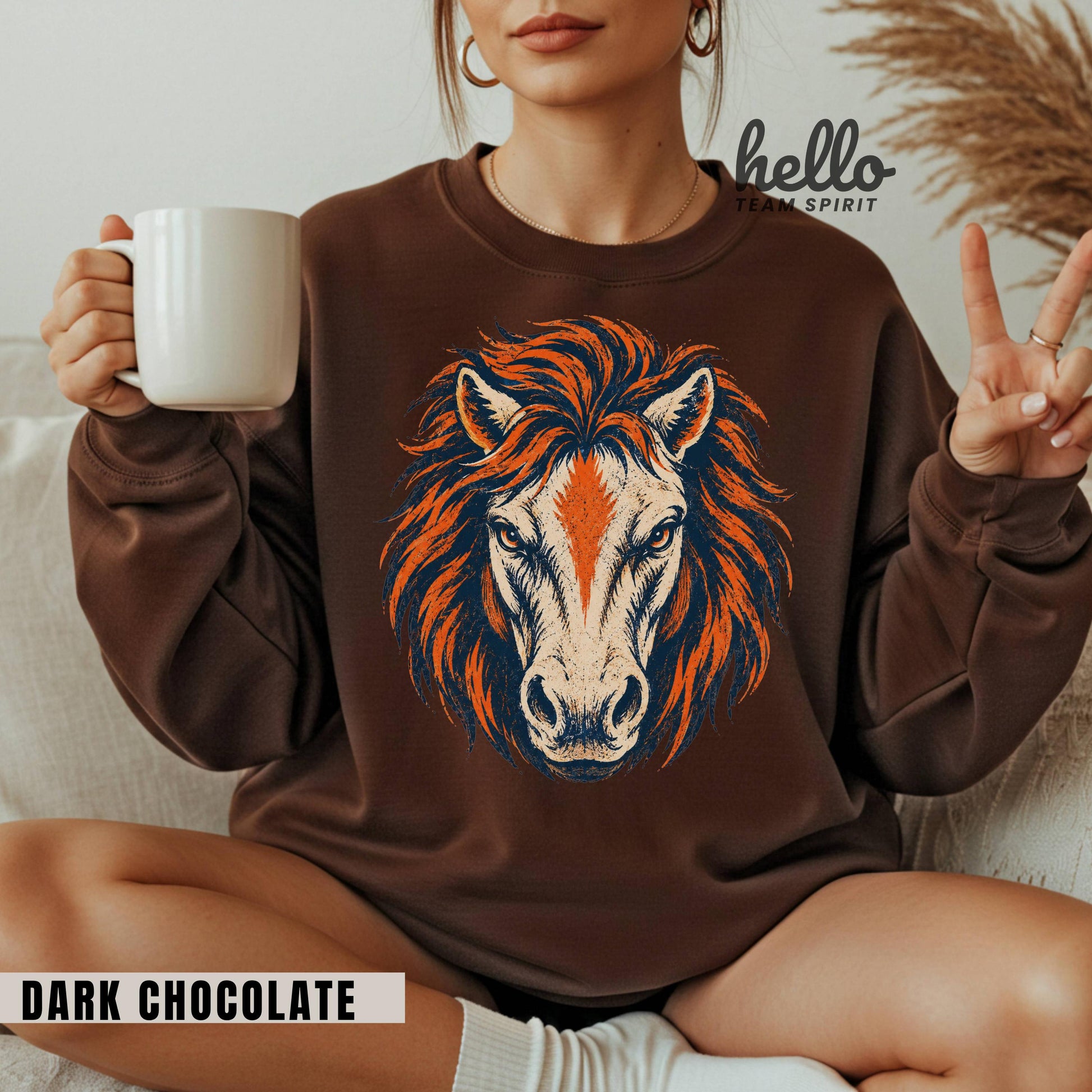 front-GILDAN-Dark Chocolate